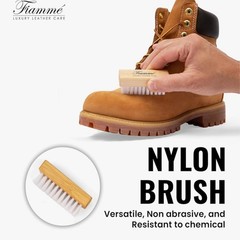 Fiamme Suede and Nubuck Cleaning Kit – Complete Brass & Nylon Brush Set, Sued…