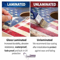 Premium Cornhole Vinyl Wraps – 3M Decal- Colorful Wildflower Mountains Landscape