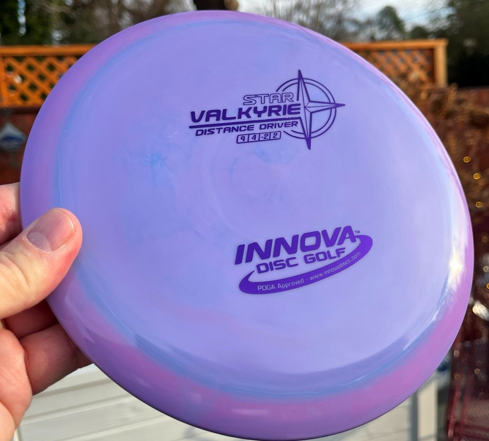 Swirly Star Valkyrie (Natural Halo) (One of a Kind) New Disc Golf Innova #2263