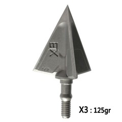18PCs Archery Points Hunting Broadheads 125 Grain Tips Arrowheads Bow Shooting