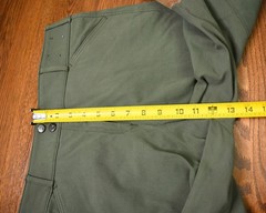 Tailored Sportsman Trophy Hunter breeches mid/front Loden Green, 34L long