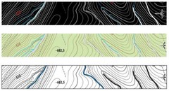 White Water Archery Topo Topographical Map Arrow Wraps 15pc Choose from 3 Colors