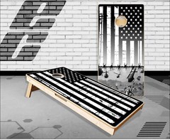 Vietnam Flag Cornhole Boards Bean Bag Toss Game