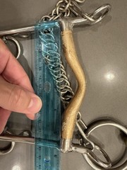KK Ultra KK snaffle and Weymouth curb dressage Bits USED