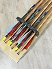(12) Rose City Archery Port Orford Cedar Hunter Moon Arrows 11/32 30in 60-65LB