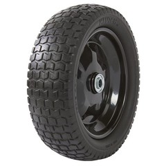 Klutch Flat-Free Universal Tire Assembly, 12/3.60-6, Turf Tread