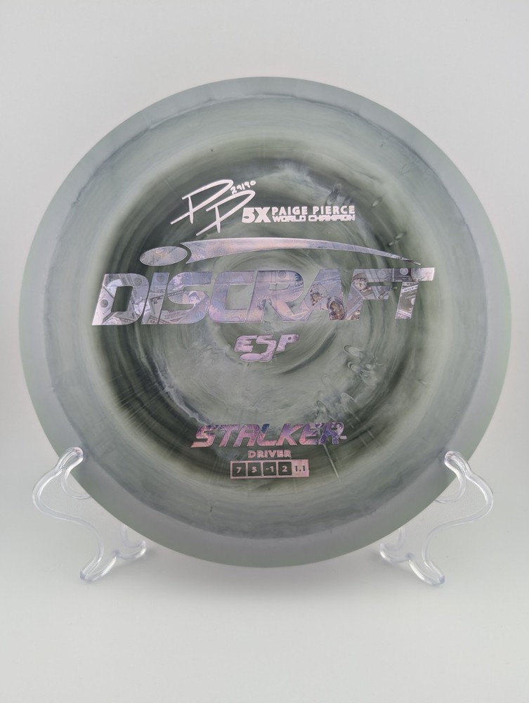 NEW Paige Pierce 5x World Champion Discraft ESP Stalker (Holo Money Foil) 177g