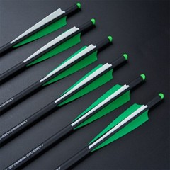 Archery Crossbow Bolts 20 Inch Carbon Arrows Hunting Broadheads Led Nocks Shoot