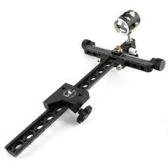 Compound Bow Sight Archery 4X lens 0.059″ Fiber Optic Pin Micro Adjust Hunting