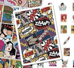 25Pcs Mixed Street Pop Artwork Modern Graffiti Art Colorful Painting Sticker