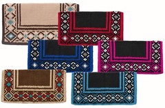 Western Wool Saddle Blanket – Diamond Design- 36″x34″ – 6 Color Choices