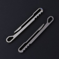 2PCS Carabiner Spring Clips Hook Keychain Keyring Buckle Locking Clips