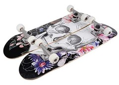 Skateboards for Beginners,31 * 8 inches Complete Skateboards for 9