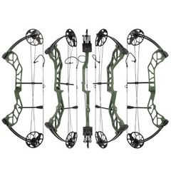 Compound Bow 19-70lbs Adjustable Adult Aluminum Cam 320fps Archery Bow Hunting