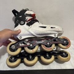 Powerslide Black Freeskates Inline Skates Mens Size US6.5/ Woman’s 4.5 Worn