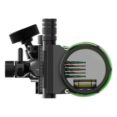 5 Pin Compound Bow Sight 0.019″ Adjustable 4X 6X 8X Lens Archery Hunting RH LH
