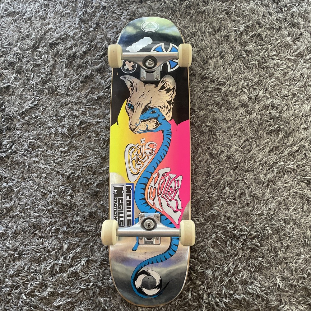 Welcome Chris Miller Complete Skateboard Titanium Indy 159 Bones Swiss Ceramics