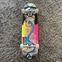 Welcome Chris Miller Complete Skateboard Titanium Indy 159 Bones Swiss Ceramics
