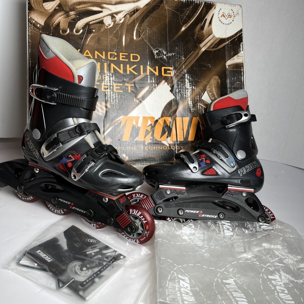 Tecnica Womens AVS in-line Skates w/ Box & Manual Made in ITALY – Size 6N/24