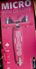 Micro Mini Deluxe Scooter Swiss-Designed, Pink Ages 2-5 NEW