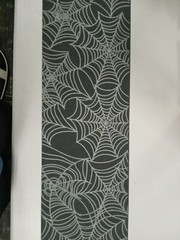 Spider Web Glow In The Dark Skateboard Deck Grip Tape