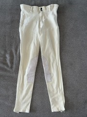 Devon Aire Equestrian Riding Breeches Knee Patch Tan Pants Size 30 Regular