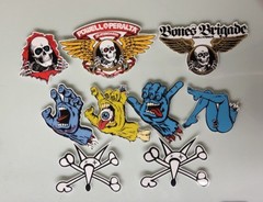 Skate Sticker Pack – Powell Peralta Santa Cruz Skateboards Thrasher Magazine