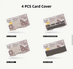 Food Stamps Welfare USDA Funny Skin Credit Debit Card Sticker Cover Set