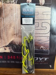 Gas Bowstrings Hoyt RX-9 Ultra Strings w/Speed Nocks RX9 Ultra ALL Flo Yellow
