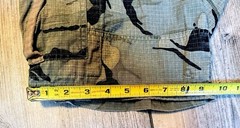 Mens Fort Bragg Shorts By Dye Precision, Olive/Black Camo, RipStop Cotton Sz 28