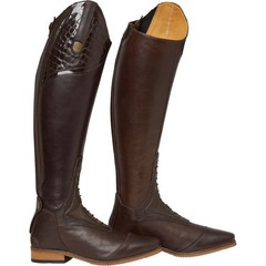 Mountain Horse Harmony Collection Sovereign Lux tall field boot brown 8 wide reg