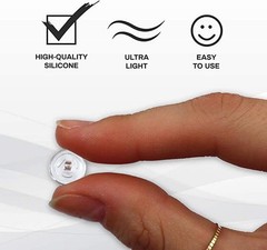 Spectacle/Eye Glass Soft Silicone Rimless Nose Pieces Easy to Install and Wea…