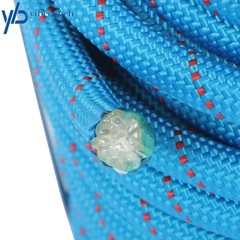 1/2in × 125ft Double Braided Polyester Rope Breaking Strength 8400 Pounds Blue