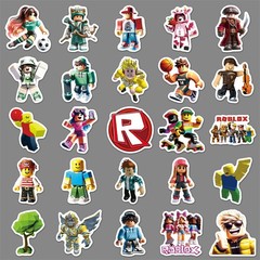Mix 10/50 PCs Roblox Game Luggage Notebook Laptop Car Sticker – No Duplicate