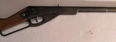 Vintage King model 2136 single shot air rifle NICE 1940s Works