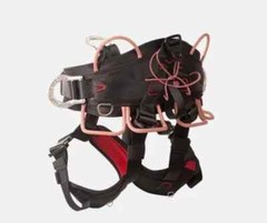 New Arborist Saddle Tree Climbing Half Body Harness Rope Bridge Caving Rescue