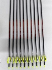 Black Eagle Arrows Rampage 200 Spine Full Length Arrows 4 Fletched – Item 4214