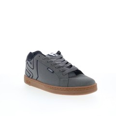 Etnies Fader 4101000203521 Mens Gray Suede Skate Inspired Sneakers Shoes 7.5