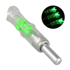 6PCS LED Lighted Nocks for Crossbow With .300/7.62mm Inside Diameter Nocks Arrow