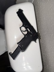 Classic Army Black Airsoft Pistol with Magazine Included