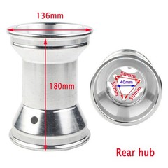 GO KART Wheel Rim Front 10X4.50-5 Rear 11X7.10-5 Inch Aluminum ATV Alloy Hub
