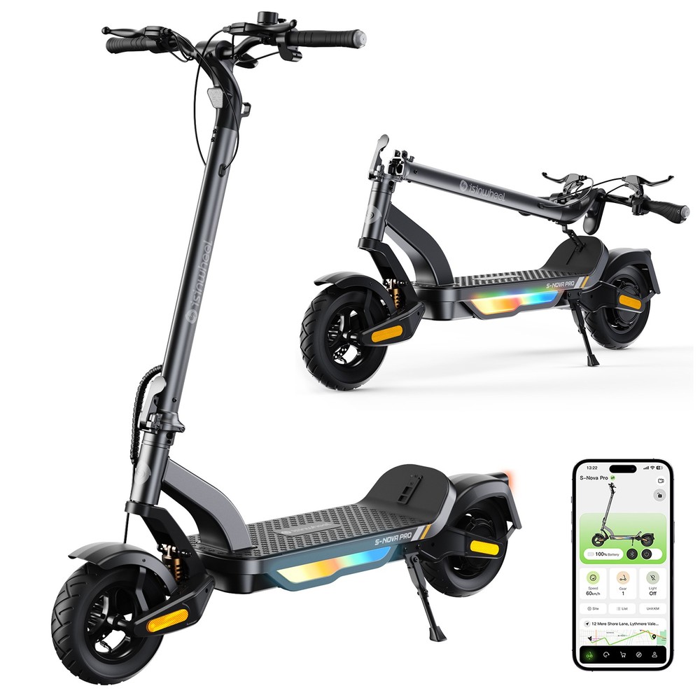 Adult Electric Scooter 1000W Folding Commuter E-Scooter 28MPH Max Speed 48V 13Ah