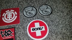 15 Tony Hawk Powell Swiss Bones LIB Skateboard Stickers Htf Styles Early 2000’s