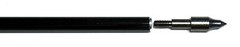 12 Shiny Black® 30″ Premium Fiberglass Hunting / Target Arrows w/ Screw-In F.P.