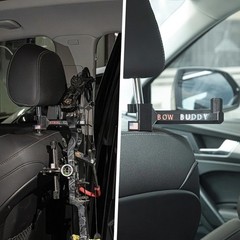 2Pcs Bow Hanger for Truck Headrest Archery Hunting Bracket Holder