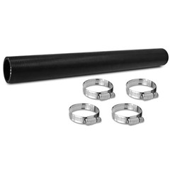 2 1/2″ ID 15 7/8″ Long straight Gasoline Fuel Filler Neck Hose with 4 Hose
