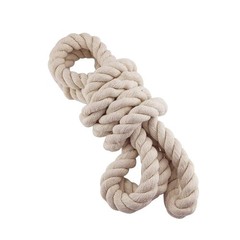 Faxco 10ft Natural Twisted Cotton Rope Strong Triple-Strand Rope for Sports, …