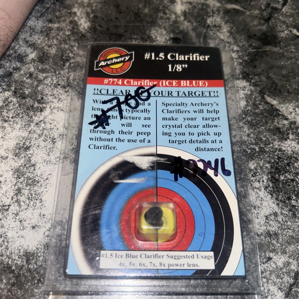 Specialty Archery Clarifiers 1.5 Blue 1/8