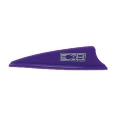 100 Pack Bohning X Vanes 1.5″ FITA Target & Field Archery Arrow Vanes: Purple
