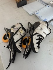 Powerslide Core Icon carbon boots and triple X2 frame 105×4